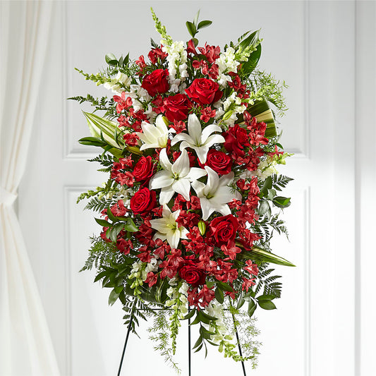 Everlasting Memory Standing Spray –  Batavia Stage Coach Florist, Batavia NY