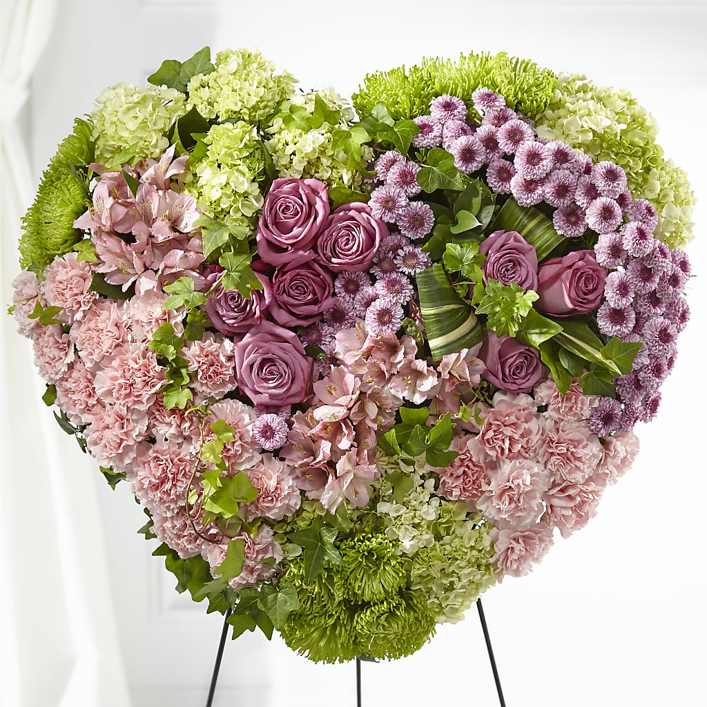 Heartwarming Standing Heart –  Batavia Stage Coach Florist, Batavia NY