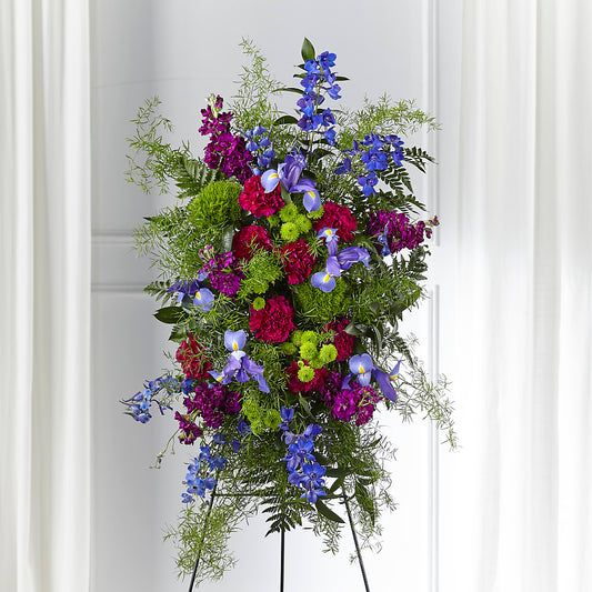 Heavenly Skies Standing Spray –  Batavia Stage Coach Florist, Batavia NY