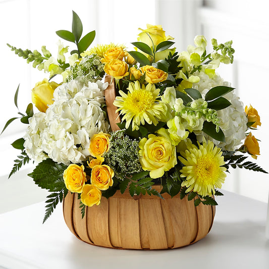Rustic Remembrance Basket –  Batavia Stage Coach Florist, Batavia NY