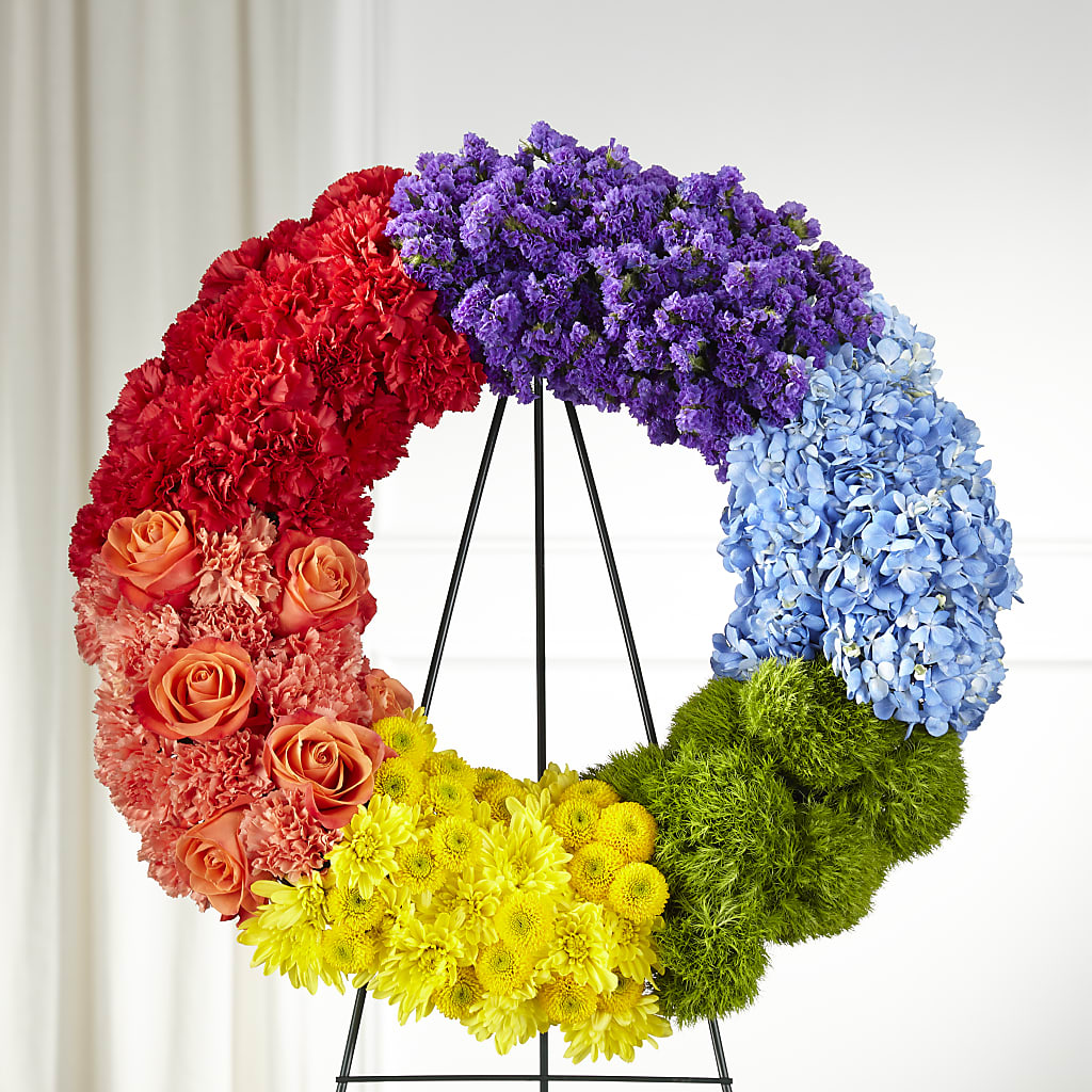 Circle of Love Wreath –  Batavia Stage Coach Florist, Batavia NY
