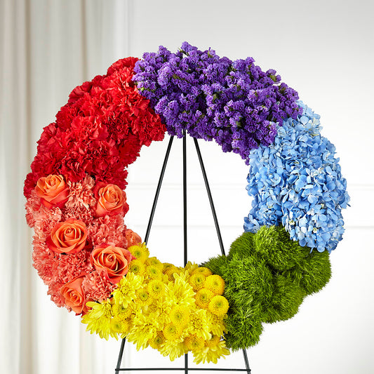 Circle of Love Wreath –  Batavia Stage Coach Florist, Batavia NY