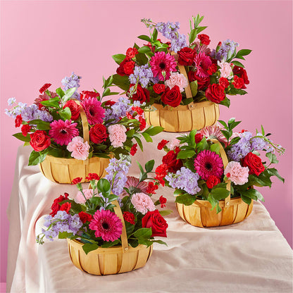 Pink Picnic Basket –  Batavia Stage Coach Florist, Batavia NY