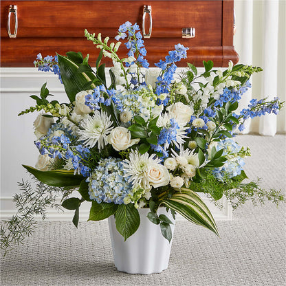 Everlasting Memories Floor Basket –  Batavia Stage Coach Florist, Batavia NY