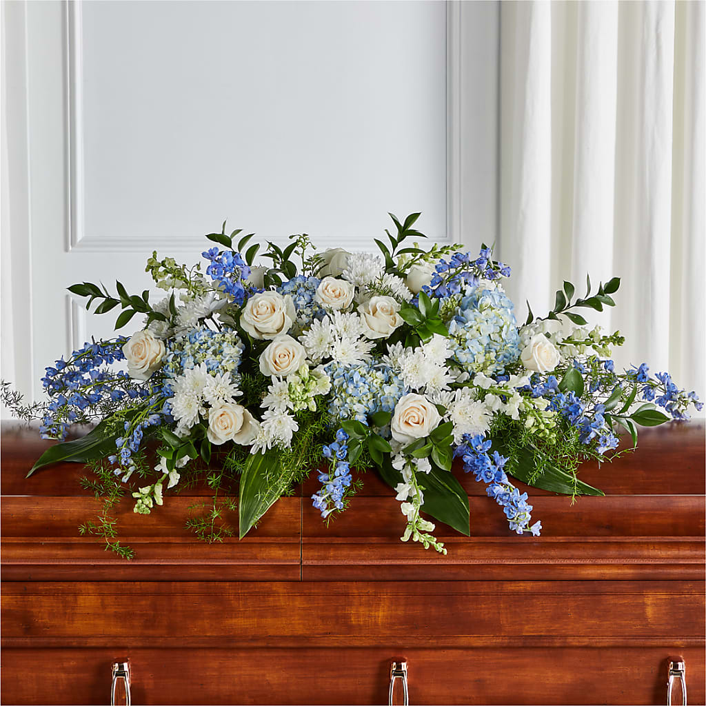 Timeless Essence Casket Spray –  Batavia Stage Coach Florist, Batavia NY