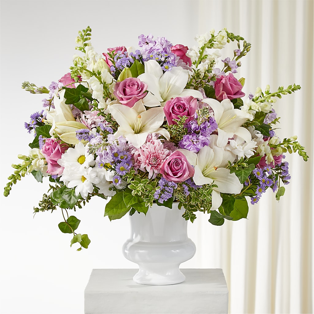 Remarkable Life Urn Arrangement –  Batavia Stage Coach Florist, Batavia NY
