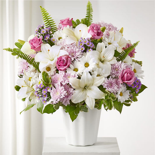 Warmest Thoughts Tabletop Basket –  Batavia Stage Coach Florist, Batavia NY