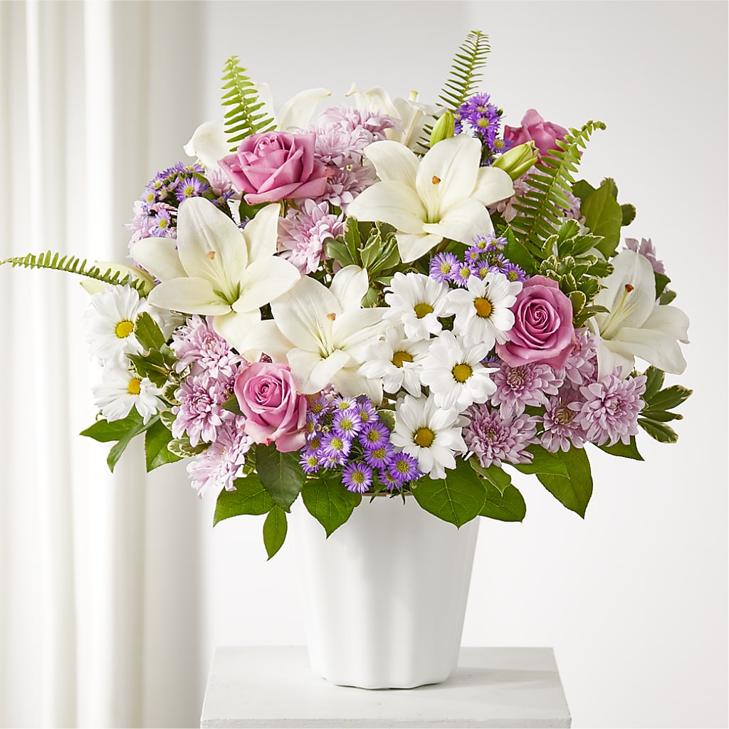 Warmest Thoughts Tabletop Basket –  Batavia Stage Coach Florist, Batavia NY
