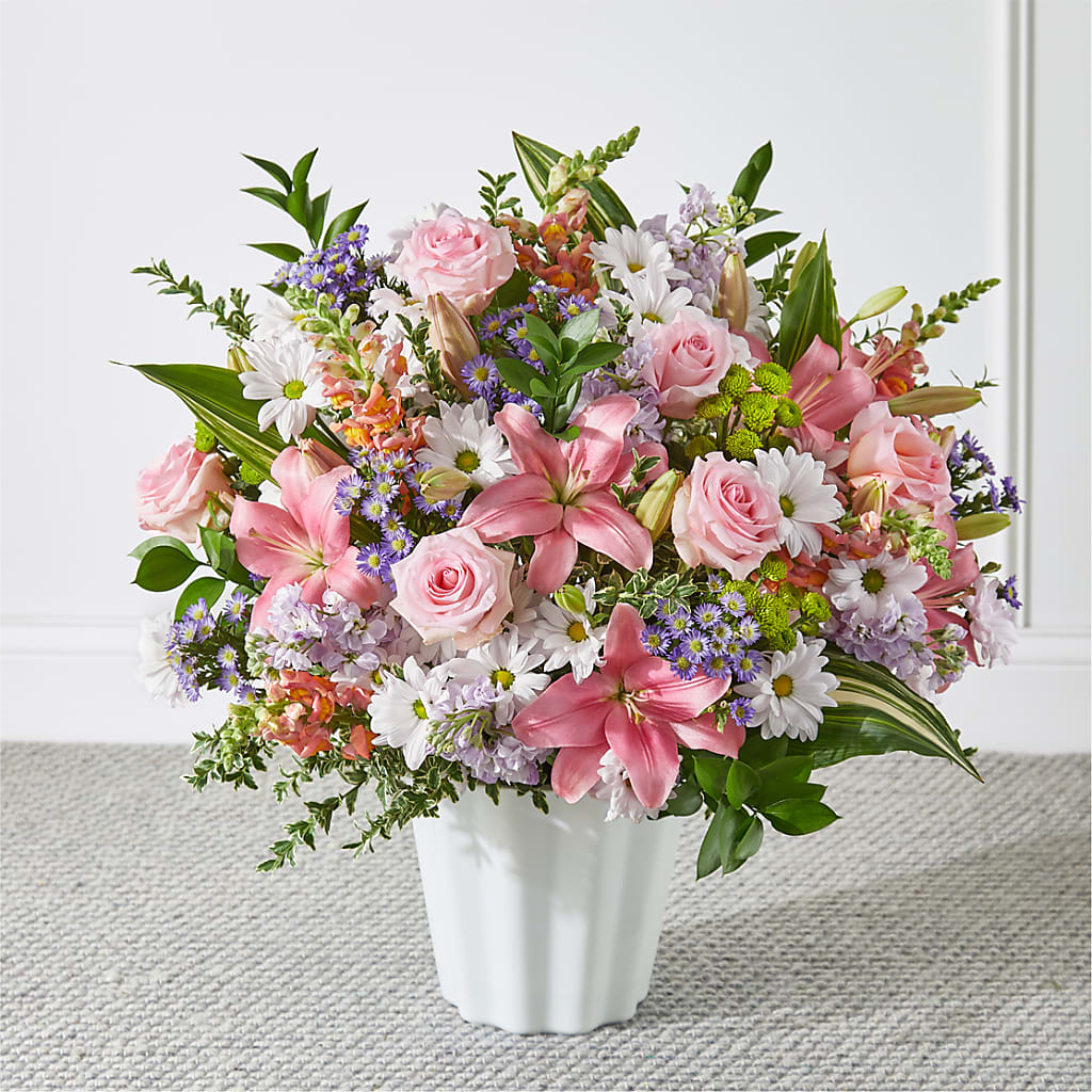 Abundant Compassion Floor Basket –  Batavia Stage Coach Florist, Batavia NY