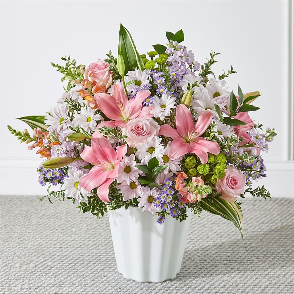 Abundant Compassion Floor Basket –  Batavia Stage Coach Florist, Batavia NY