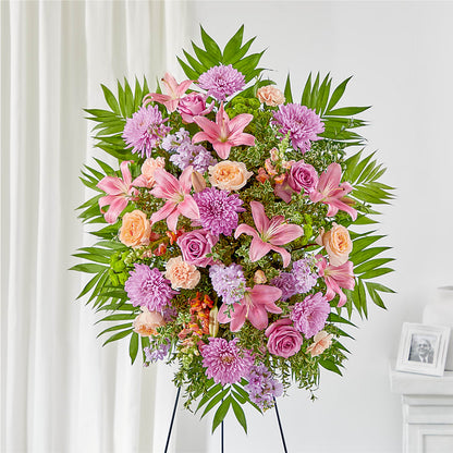 Love & Light Standing Spray –  Batavia Stage Coach Florist, Batavia NY