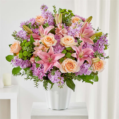 Supportive Embrace Tabletop Basket –  Batavia Stage Coach Florist, Batavia NY