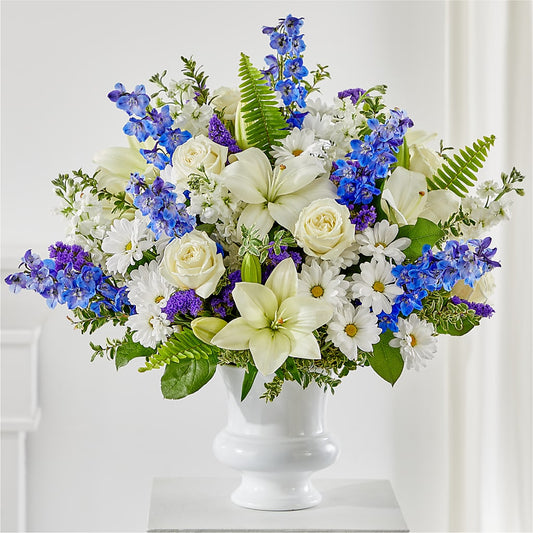 Expressions of Hope Urn Arrangement –  Batavia Stage Coach Florist, Batavia NY