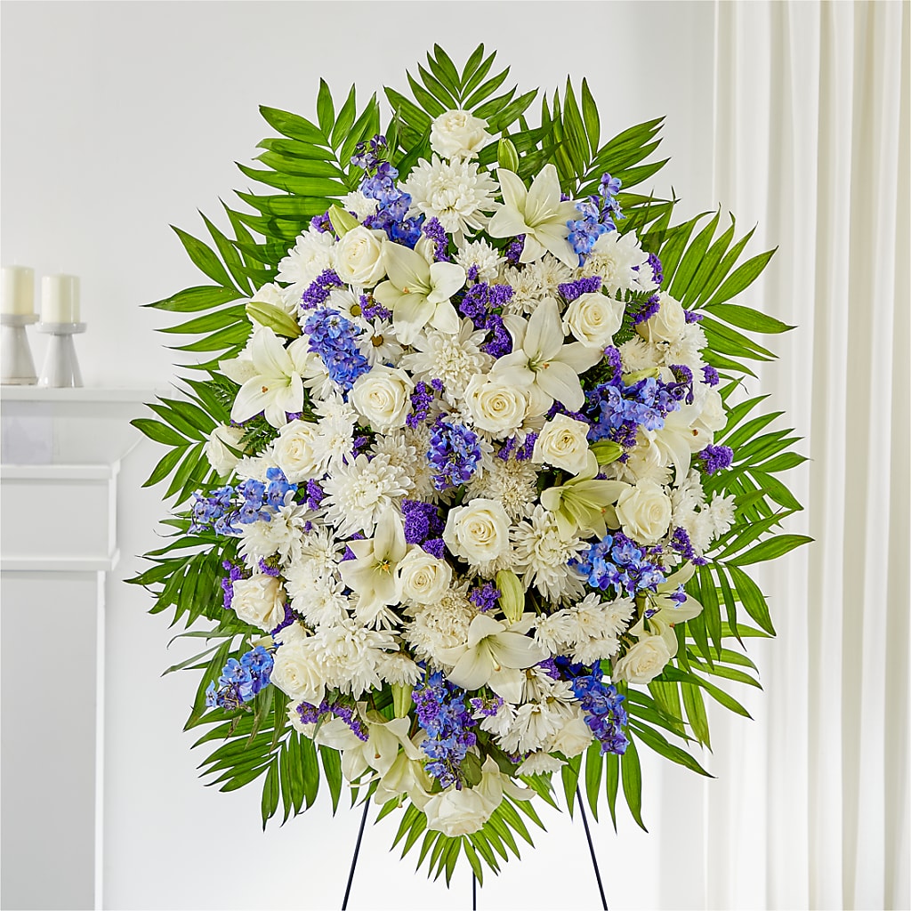 At Rest Standing Spray –  Batavia Stage Coach Florist, Batavia NY