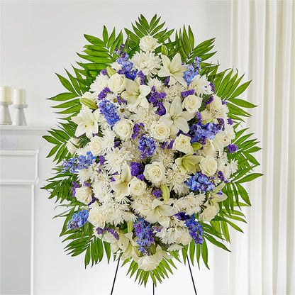 At Rest Standing Spray –  Batavia Stage Coach Florist, Batavia NY
