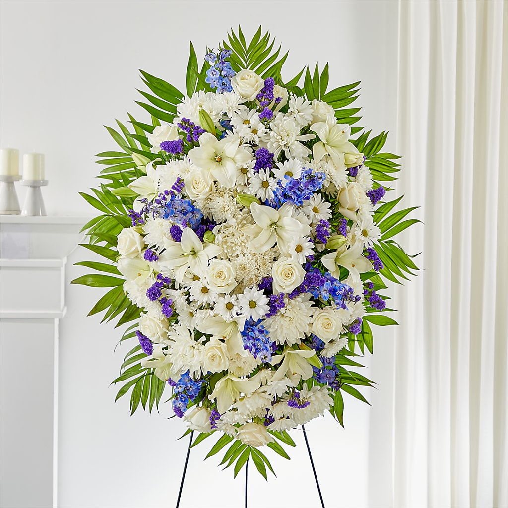 At Rest Standing Spray –  Batavia Stage Coach Florist, Batavia NY