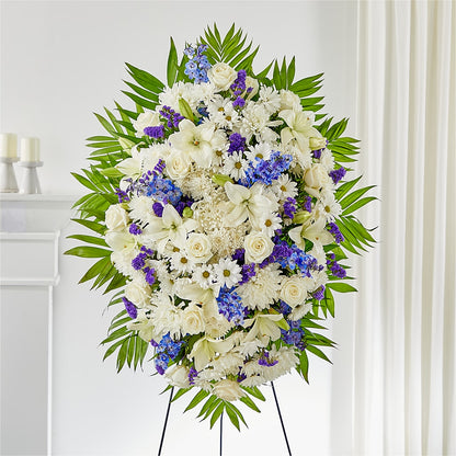 At Rest Standing Spray –  Batavia Stage Coach Florist, Batavia NY