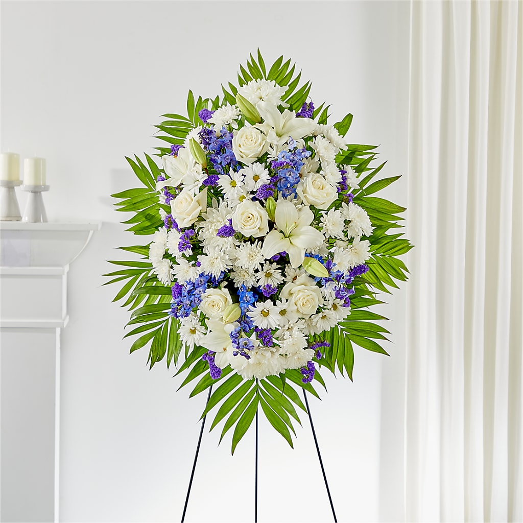At Rest Standing Spray –  Batavia Stage Coach Florist, Batavia NY