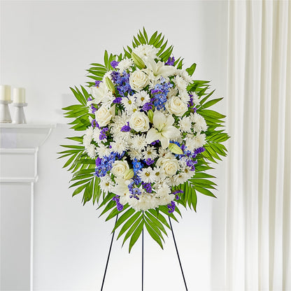 At Rest Standing Spray –  Batavia Stage Coach Florist, Batavia NY
