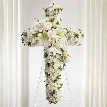 Spiritual Guidance Standing Spray –  Batavia Stage Coach Florist, Batavia NY