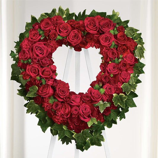 Wholehearted Standing Spray –  Batavia Stage Coach Florist, Batavia NY