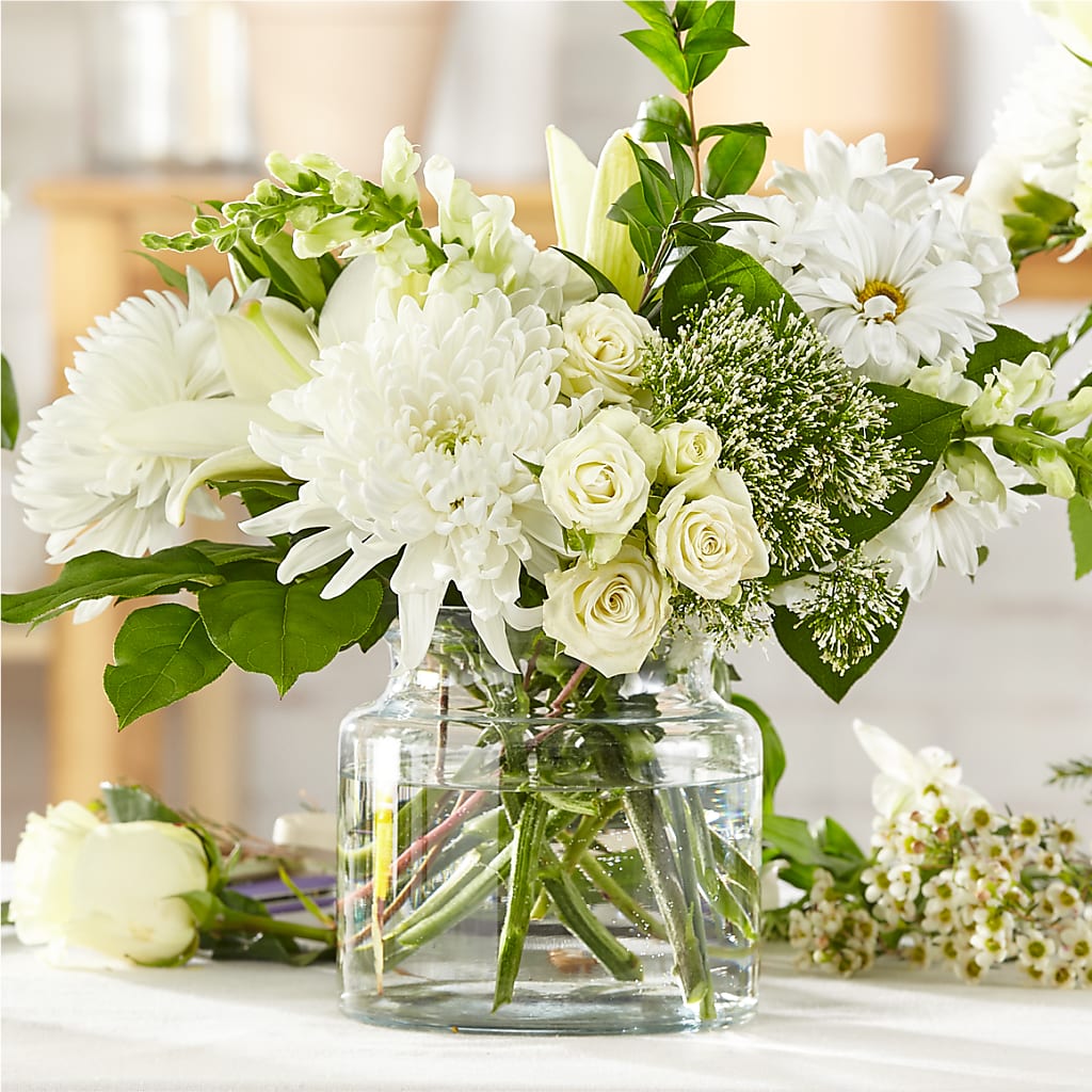 Classic Ivory – A Florist Original –  Batavia Stage Coach Florist, Batavia NY