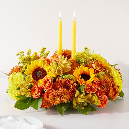 Autumn Harmony Centerpiece –  Batavia Stage Coach Florist, Batavia NY