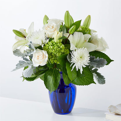 Snowy Dreams Bouquet –  Batavia Stage Coach Florist, Batavia NY