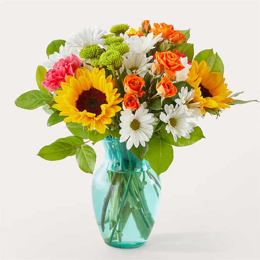 Sun-drenched Blooms Bouquet –  Batavia Stage Coach Florist, Batavia NY
