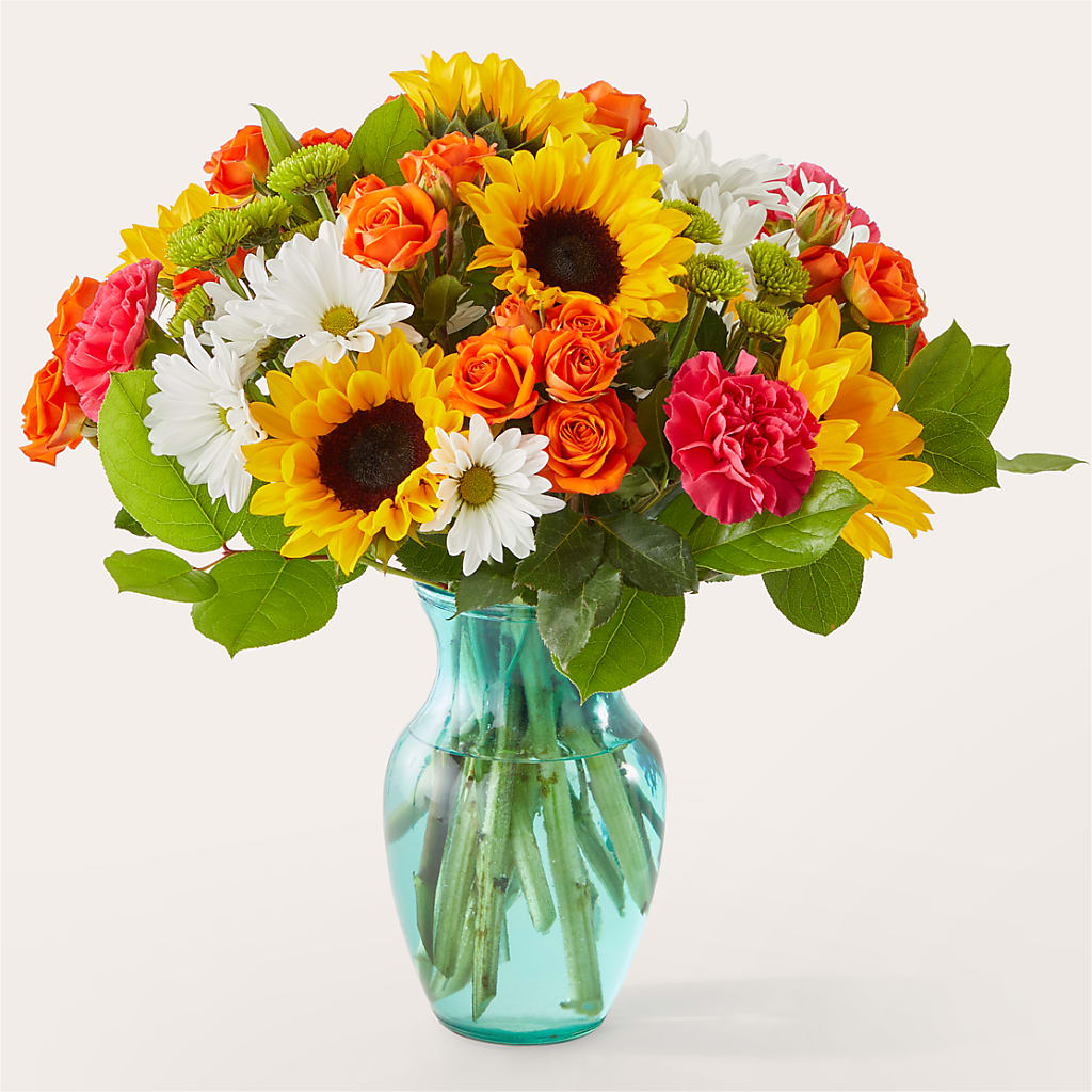 Sun-drenched Blooms Bouquet –  Batavia Stage Coach Florist, Batavia NY
