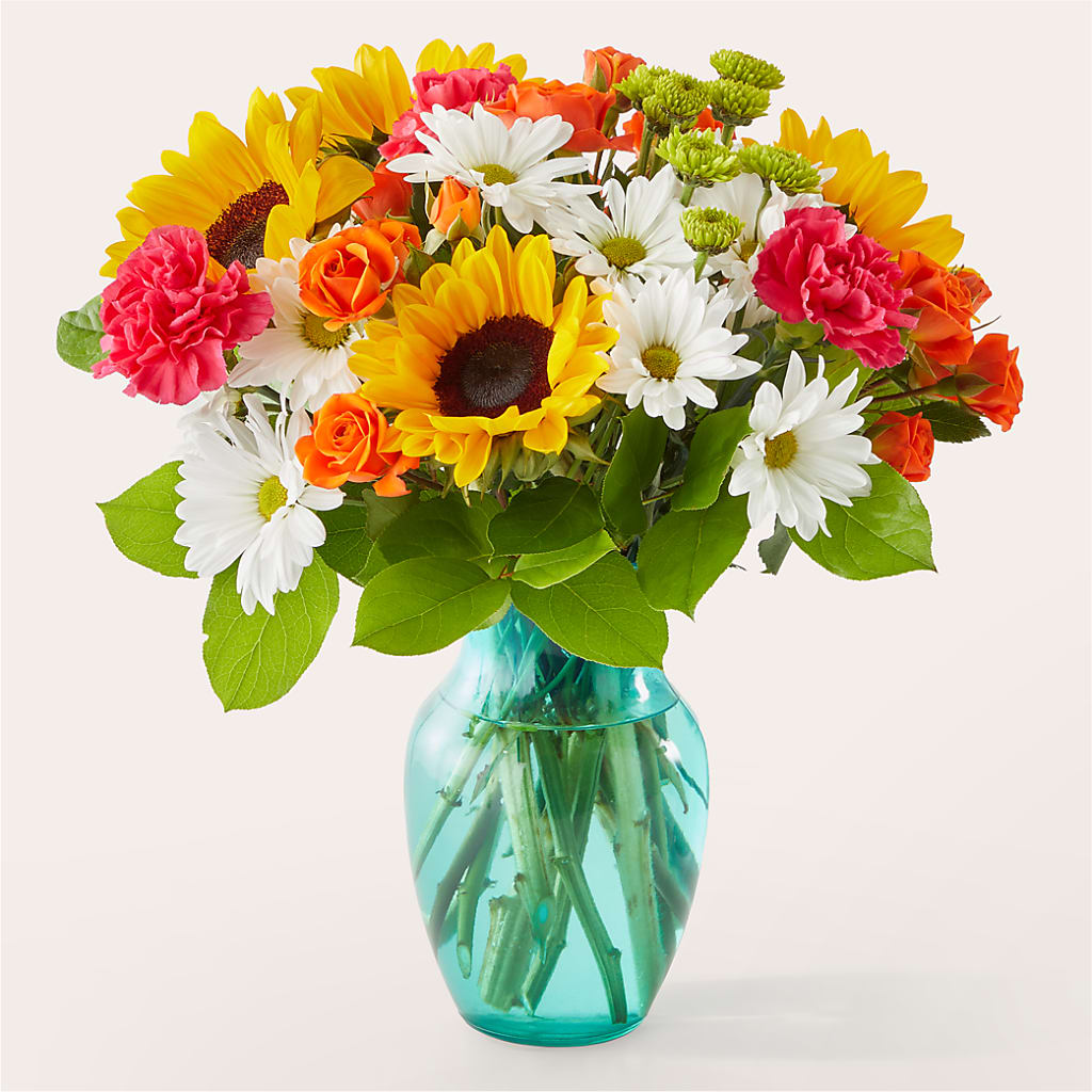 Sun-drenched Blooms Bouquet –  Batavia Stage Coach Florist, Batavia NY