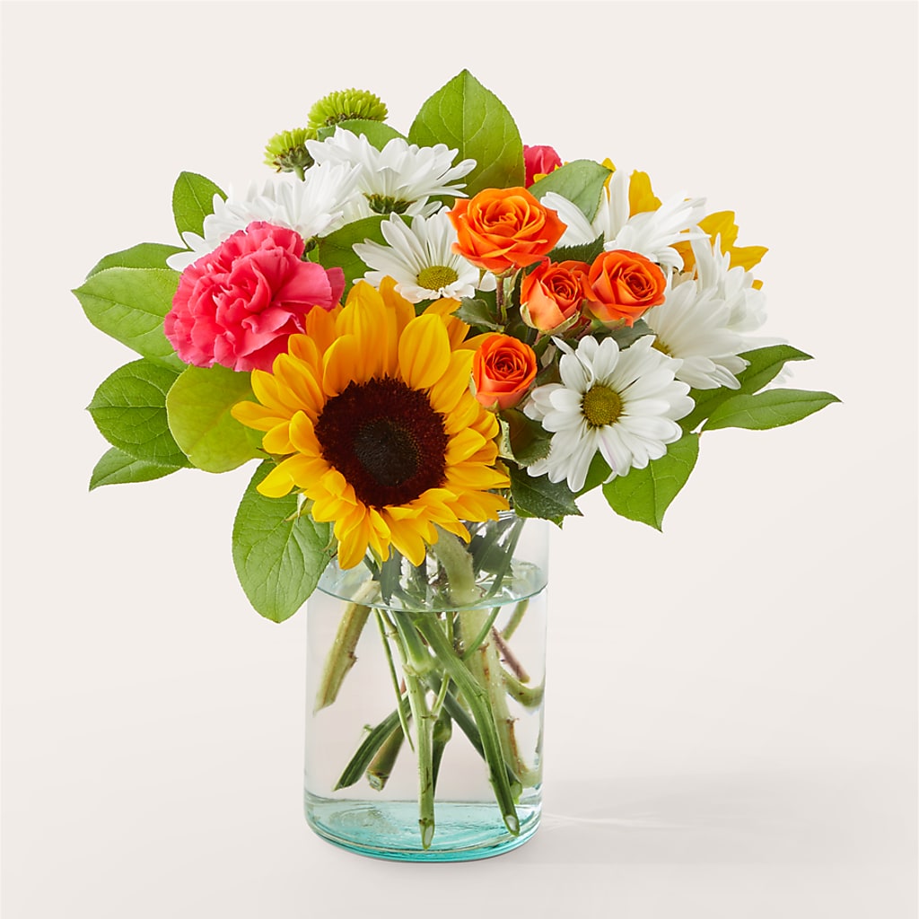 Sun-drenched Blooms Bouquet –  Batavia Stage Coach Florist, Batavia NY