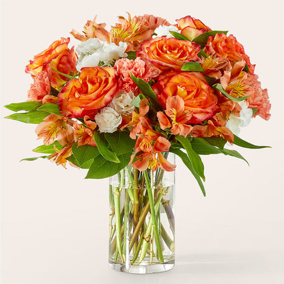 Apricot Glow Bouquet –  Batavia Stage Coach Florist, Batavia NY