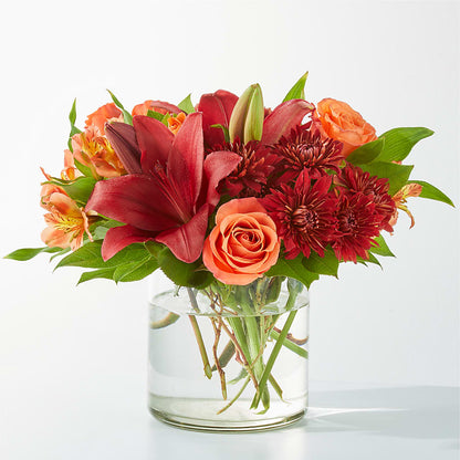 Crimson Leaves Bouquet –  Batavia Stage Coach Florist, Batavia NY
