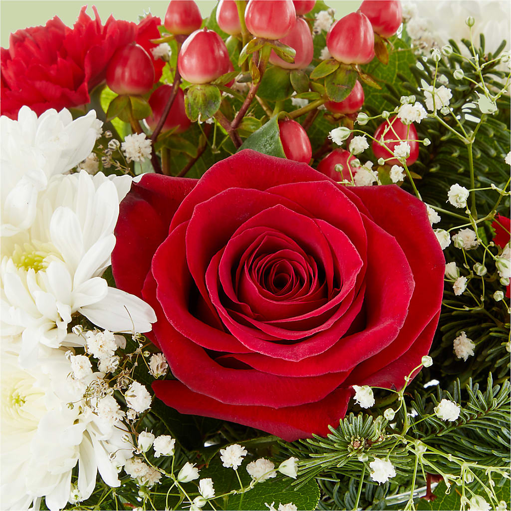 Chance of Flurries Bouquet –  Batavia Stage Coach Florist, Batavia NY