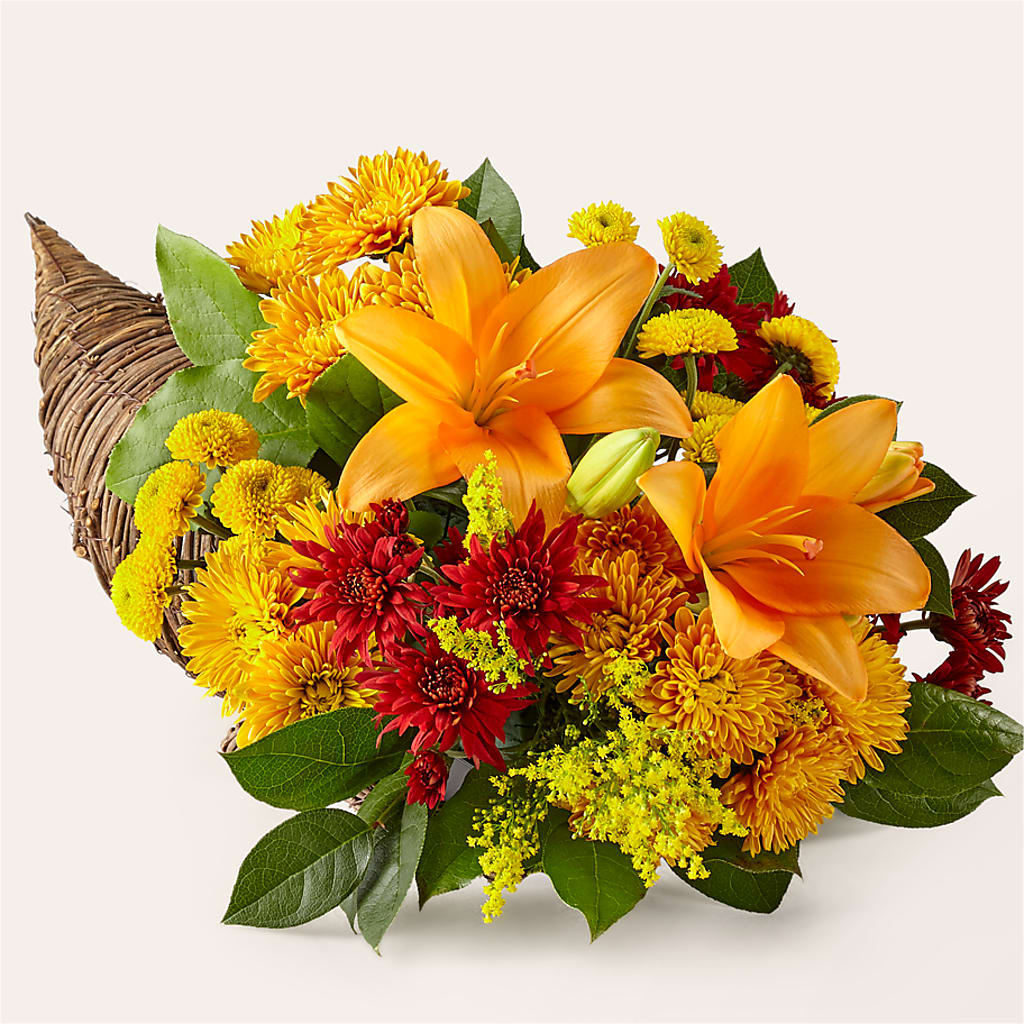 Feast of Color Cornucopia –  Batavia Stage Coach Florist, Batavia NY