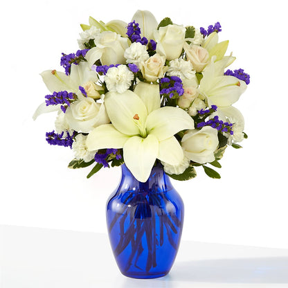 Sapphire Rush Bouquet –  Batavia Stage Coach Florist, Batavia NY