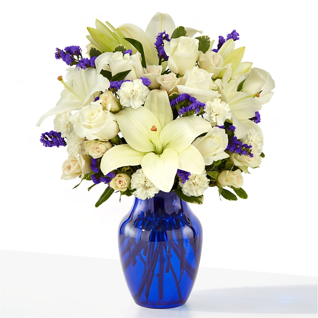 Sapphire Rush Bouquet –  Batavia Stage Coach Florist, Batavia NY