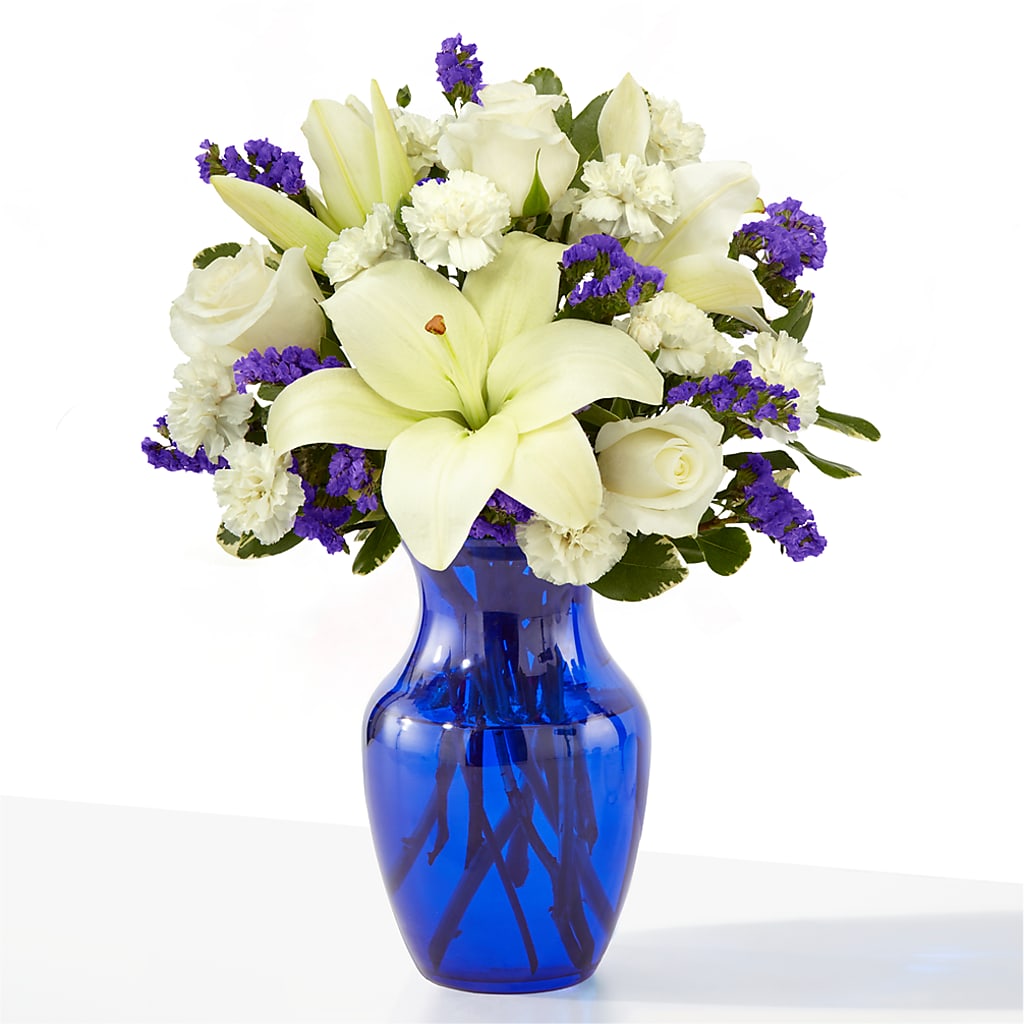 Sapphire Rush Bouquet –  Batavia Stage Coach Florist, Batavia NY