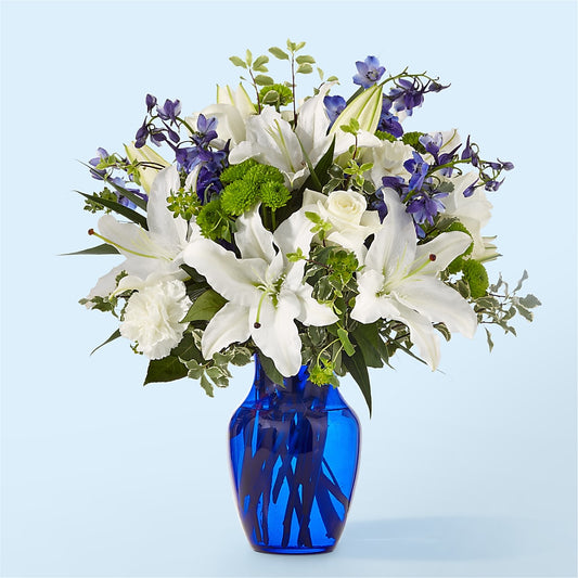 Santorini Bouquet –  Batavia Stage Coach Florist, Batavia NY