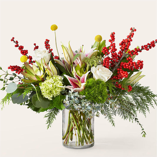 Berry & Bright Bouquet –  Batavia Stage Coach Florist, Batavia NY