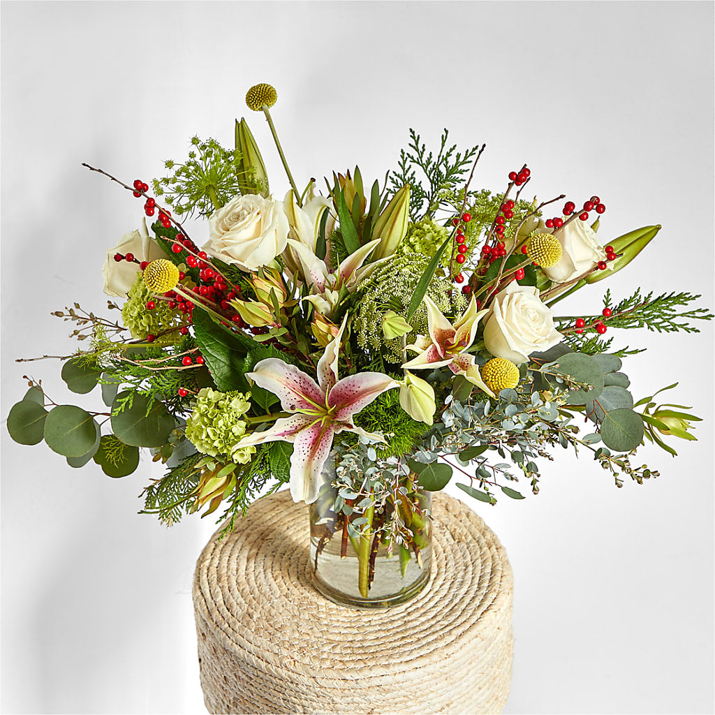 Berry & Bright Bouquet –  Batavia Stage Coach Florist, Batavia NY