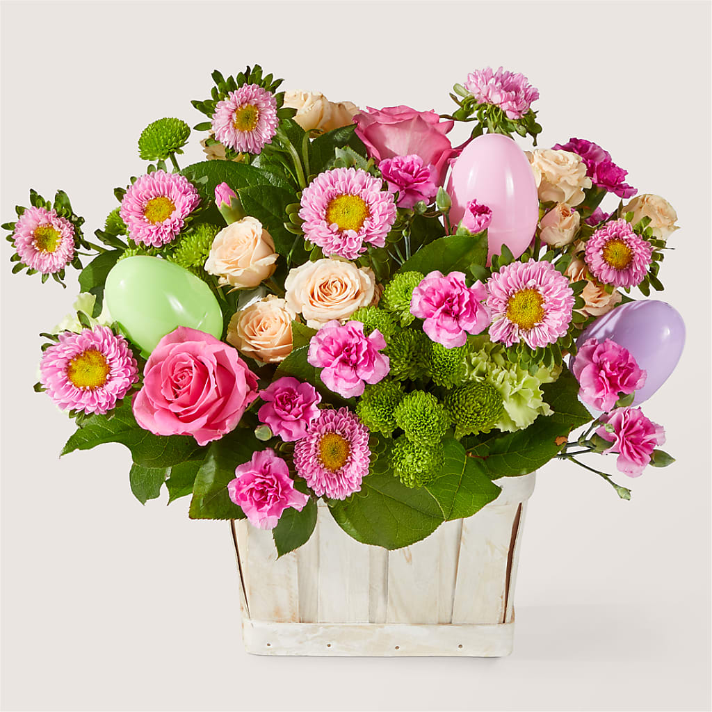 Get Eggcited Basket –  Batavia Stage Coach Florist, Batavia NY