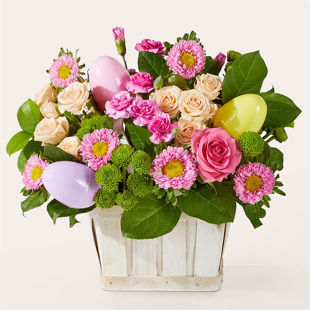Get Eggcited Basket –  Batavia Stage Coach Florist, Batavia NY