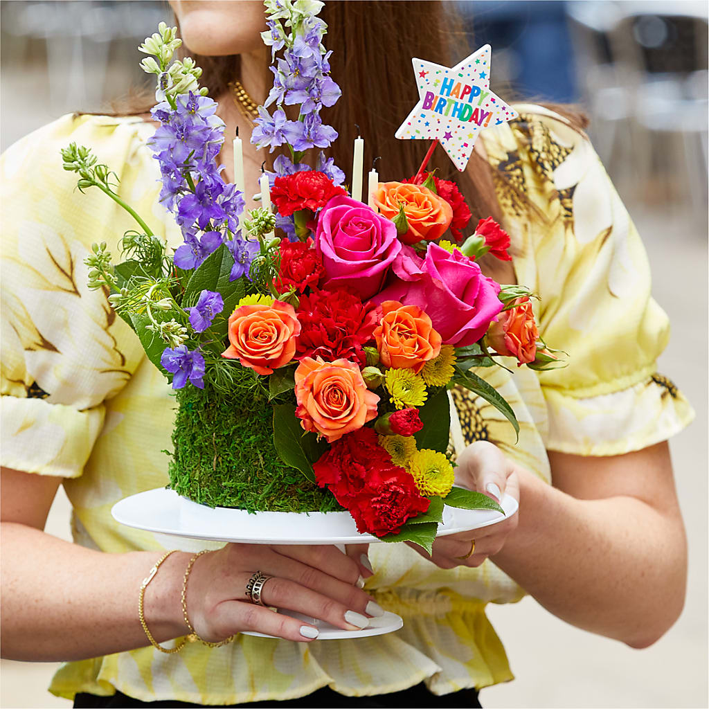 Best Year Yet Floral Cake –  Batavia Stage Coach Florist, Batavia NY
