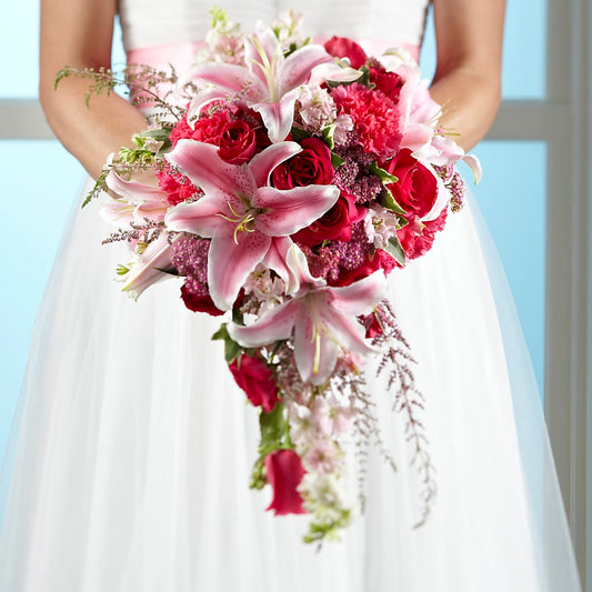 Lily & Rose Bouquet –  Batavia Stage Coach Florist, Batavia NY