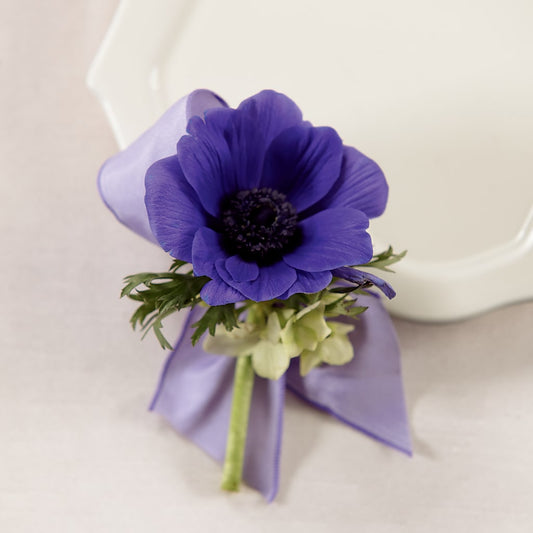 Purple Passion Boutonniere –  Batavia Stage Coach Florist, Batavia NY