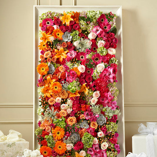 Fresh Picked Floral Wall –  Batavia Stage Coach Florist, Batavia NY