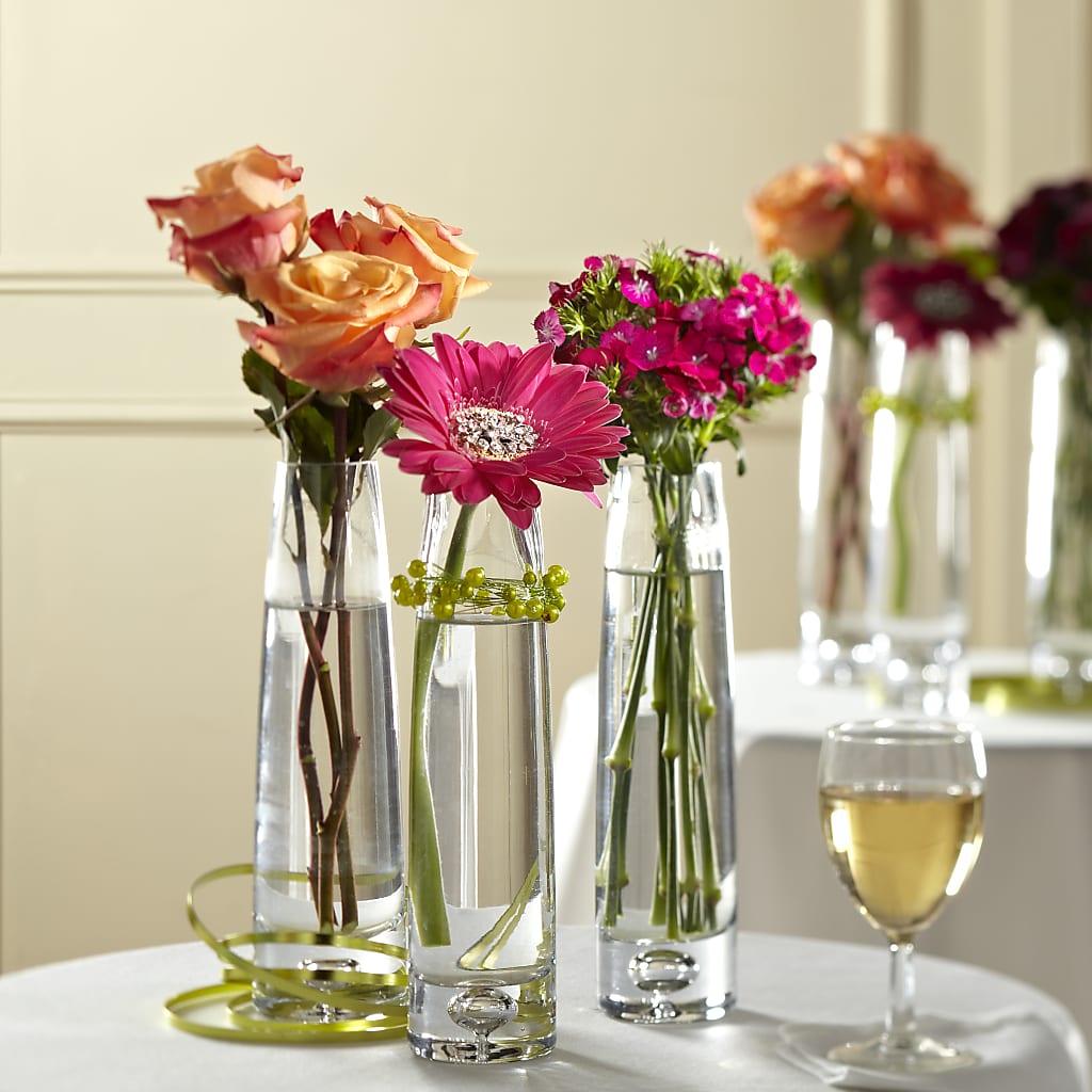Sparkling Toast Centerpiece –  Batavia Stage Coach Florist, Batavia NY