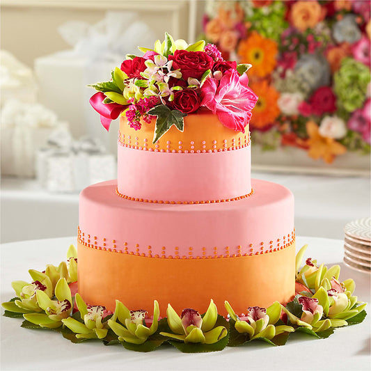 Sweet Citrus Cake Decor –  Batavia Stage Coach Florist, Batavia NY